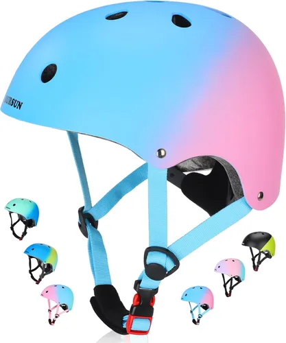 Miniatura 12 de Kids Helmet Toddler Bike Helmets for Ages 2-3-5-8-14 Years Kids Girls Boys Youth, Adjustable Multi-Sport Helmet for Skateboard Cycling Scooter Azul
