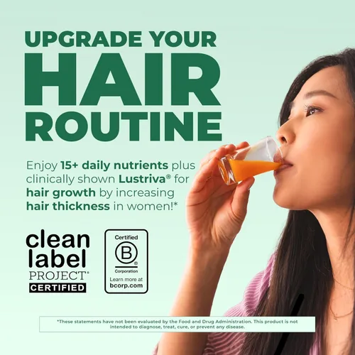 Miniatura 2 de MaryRuth's Multivitamina Líquida+Crecimiento del Cabello Clínicamente probada para cabello más espeso y arrugas faciales en mujeres Biotina