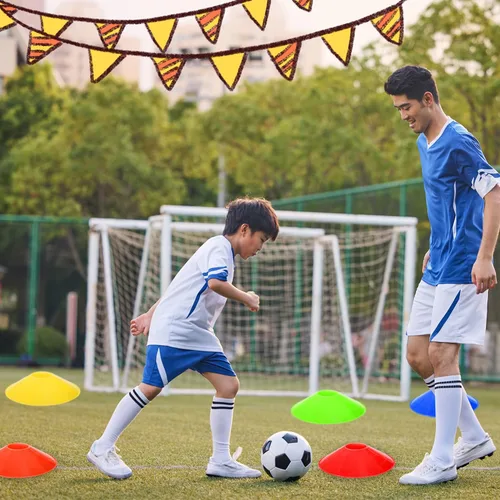 Miniatura 5 de 30 conos de disco de entrenamiento de agilidad con bolsa de transporte para entrenamiento, fútbol, baloncesto, niños, deportes, marcadores de cono