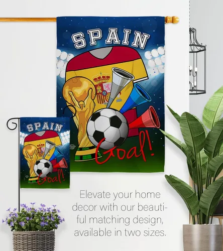 Miniatura 8 de Banderas de la Copa del Mundo de España para decoración del hogar, pancartas para decoración del hogar, decoración de patio, césped, porche