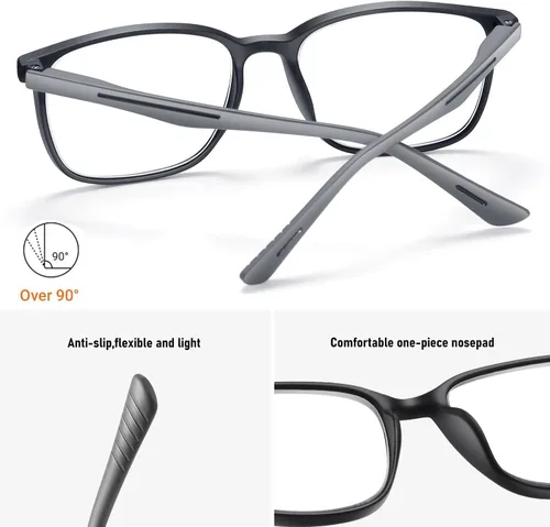 Miniatura 3 de Reading Glasses for Men,Blue Light Blocking Readers for men with Comfort Spring Hinge