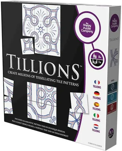 Tillions - Juego de rompecabezas de azulejos para niños y familia con millones de posibilidades. El juego educativo STEAM promueve la clasificación