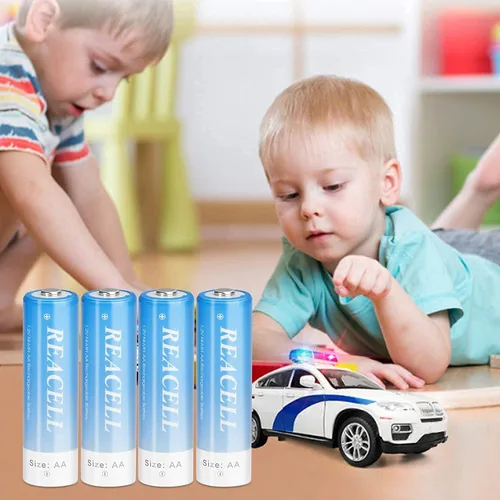 Miniatura 8 de 16 baterías recargables AA de 2800 mAh, batería AA NiMh de alta capacidad, baterías AA de 1.2 V con caja de batería