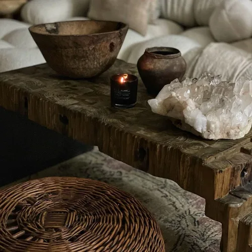 Miniatura 3 de Lulu Candles After Dark - Vela perfumada en tarro de soja de lujo de teca y caoba, vertida a mano en los Estados Unidos, Velas altamente perfumadas