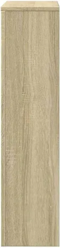 Miniatura 6 de vidaXL Cubierta Radiador Sonoma Oak 30.7x7.9x32.3 Madera Ingeniería