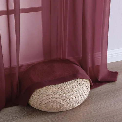 Miniatura 100 de OVZME Cortinas traslúcidas, ligeras, suaves, para estudio, sala de estar y dormitorio, juego de 2 paneles, 42 pulgadas de ancho x 84 pulgadas