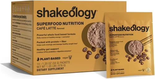 BODi Shakeology - Mezcla de polvo de proteína a base de plantas de azúcar añadida, batido sin gluten con vitaminas y minerales, ayuda a apoyar la