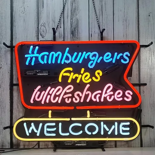Miniatura 22 de Letreros de neón para bar, bar, club, dormitorio, cafetería, tienda, compatible con Shiner Beer Glass Neon Sign para oficina, hotel, pub, cafetería