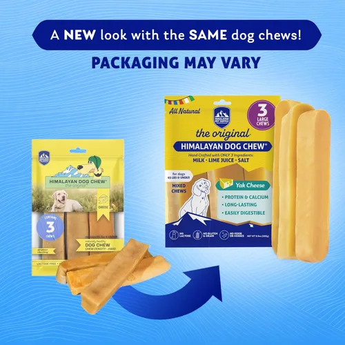 Miniatura 8 de Himalayan Dog Chew Masticables originales de queso de yak para perros, The Better-For-You, 100% natural, de larga duración, saludables y seguros