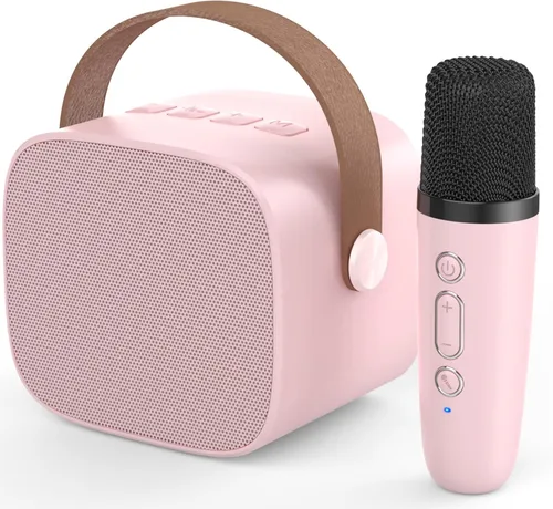Miniatura 8 de Mini máquina de karaoke, juguetes divertidos, regalos de cumpleaños de Navidad para niños de 4 a 12 años, niñas, niños, adultos, juguetes