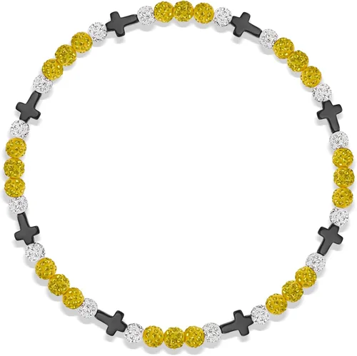 Miniatura 24 de Collar de béisbol con cuentas, cadena de cuerda deportiva ajustable con dije de cruz de béisbol, gran regalo de goteo de béisbol para jugadores