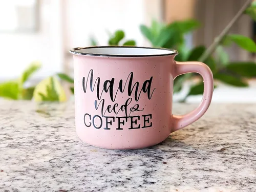 Miniatura 5 de June & Lucy Taza para mamá con elegante caja de regalo, taza de café novedosa para mamá, lindas tazas de café para mujeres, taza de café con letras