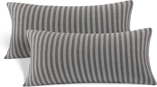 Miniatura 89 de Juego de 2 fundas de almohada pequeñas de punto Jersey Knit para viajes o niños pequeños de 12 x 16 pulgadas, 13 x 18 o 14 x 20 pulgadas, sobre
