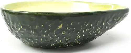 Miniatura 5 de Ebros - Cuenco pequeño de aguacate con media división, 7 pulgadas de largo para salsa, aperitivos, decoración del hogar, decoración de comida