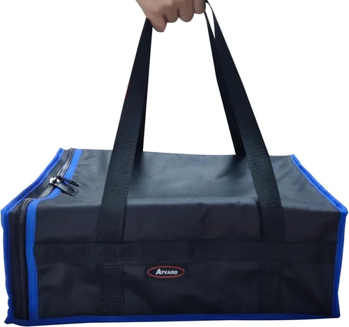 Miniatura 3 de ATYARD Bolsa de entrega de pizza, 14 x 14 x 5 pulgadas, bolsas calentadoras de pizza para llevar calientes, bolsa de entrega de alimentos aislada