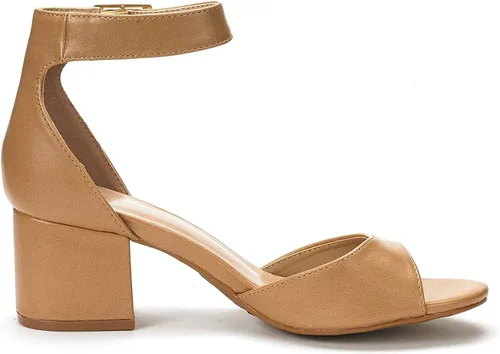Miniatura 3 de DREAM PAIRS - Sandalias de tacón grueso y bajo para mujer