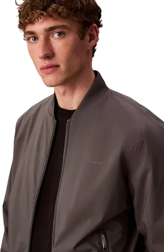Miniatura 7 de Calvin Klein Chaqueta bomber con cremallera con logotipo mate para hombre