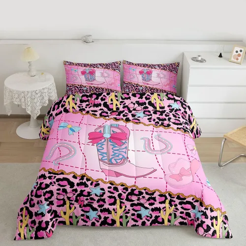Miniatura 25 de Feelyou Juego de edredón de animales de la selva para todas las estaciones, juego de ropa de cama con 1 funda de almohada de microfibra de elefante