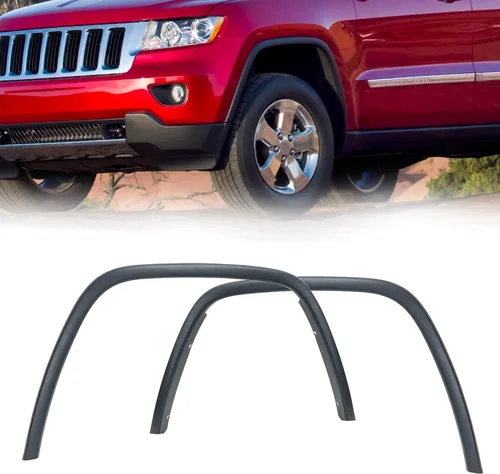 Miniatura 8 de KARPAL Moldura para guardabarros de arco de rueda delantera compatible con Grand Cherokee 2016-2022, lado del lado del conductor, 5XT69RXFAC