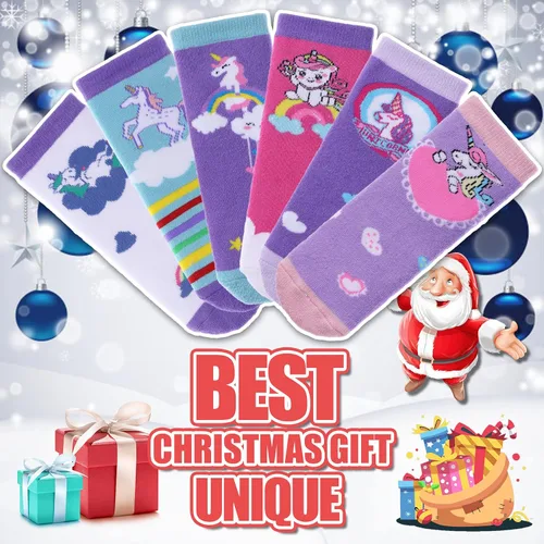 Miniatura 6 de Dosoni - Calcetines antideslizantes para niños pequeños, calcetines de tobillo cálidos y gruesos para bebés, niñas, niños, antideslizantes