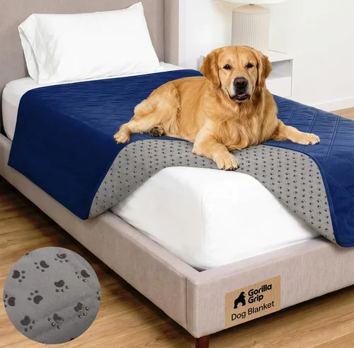 Miniatura 12 de GORILLA GRIP® Manta impermeable para perro, funda de sofá a prueba de fugas para perros, parte trasera de agarre de silicona, protege el sofá