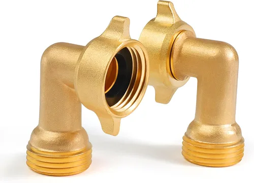 Miniatura 8 de Voltorb Codo de manguera de jardín, conector de manguera de jardín de 135 grados, accesorios de latón macizo con junta tórica para entrada de agua