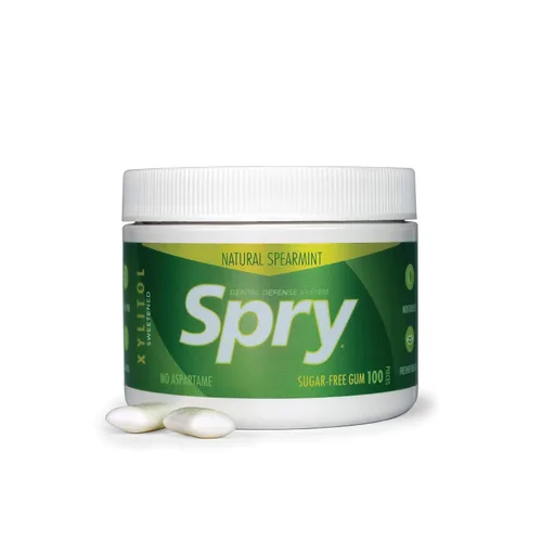 Miniatura 36 de Spry On The Go Fresh Chicle Natural de Xilitol Sistema de Defensa Dental - Sin Aspartamo, Sin Azúcar, Sin OMG (Menta, 55 Unidades - Paquete de 1)