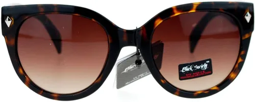 Miniatura 3 de Gafas de sol redondas de mariposa con tachuelas de calavera para mujer