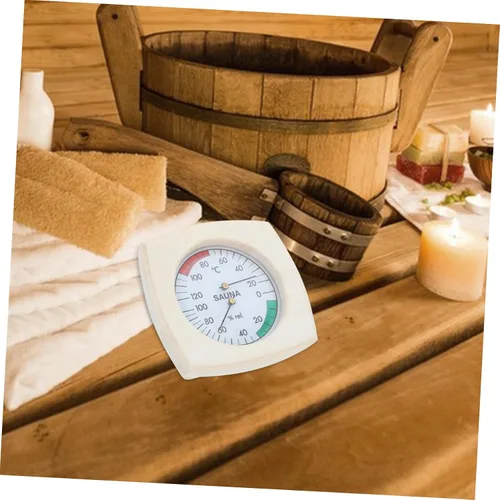 Miniatura 4 de Indoor Sauna Temperature Gauge Analog Humidity Multifunctional Wall Mounted Thermometer for Sauna