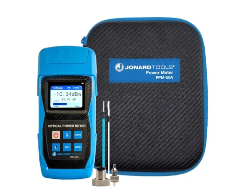 Miniatura 19 de Jonard Tools PON-55 Medidor de Potencia de Red Óptica Pasiva (-35 a +15 dBm) para BPON/EPON/GPON, Versión APC