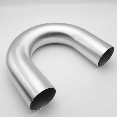 Miniatura 26 de AC PERFORMANCE Codo de aluminio de 45 grados de 1.75 pulgadas (45 mm) OD, tubo de aire de entrada para intercooler, 1.5D de radio, acabado cepillado