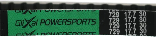 Miniatura 3 de Glixal ATKS-033 729-17.7-30 correa de transmisión reforzada de carrera para motocicleta, escúter, cuatriciclo y go kart GY6 de 49 cc y 50 cc 139QMB