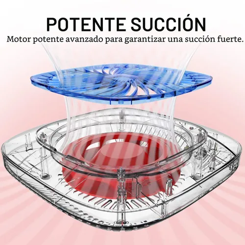 Miniatura 3 de MelodySusie Colector de polvo de uñas profesional clásico con potente succión, ventilador de vacío de uñas SPro de 4000 RPM con 2 modos de succión