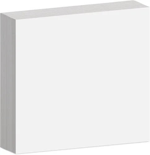 Miniatura 13 de Reskid Paquete de 100 tarjetas de índice gruesas de peso pesado de 3x5 pulgadas en cartulina de 110 libras - Perfectas para tomar notas, estudiar