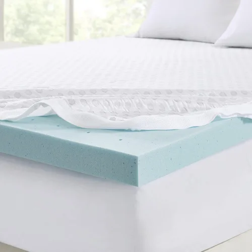 Miniatura 12 de Sleep Philosophy - Protector de colchón de espuma viscoelástica con gel, apto para todas las estaciones, lujoso e hipoalergénico