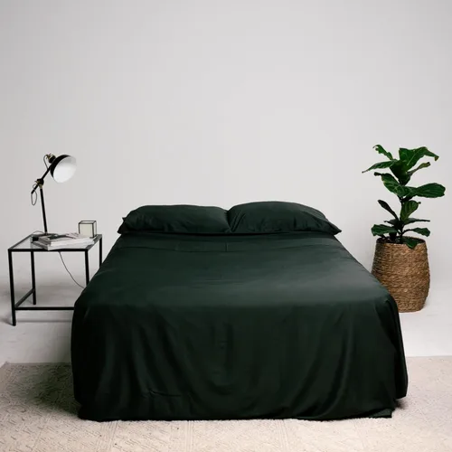 Miniatura 9 de THE LAD COLLECTIVE Juego de ropa de cama 2.0 – Juego de sábanas y fundas de almohada de 4 piezas, mezcla de algodón personalizada, suave, cómodo
