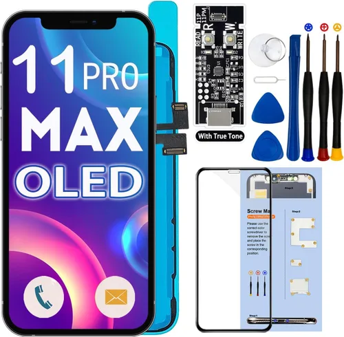 [OLED] para iPhone 11 PRO MAX Reemplazo de pantalla de 6.5 pulgadas [NO LCD] Pantalla 3D Touch Frame Asamblea digitalizador con kit de reparación