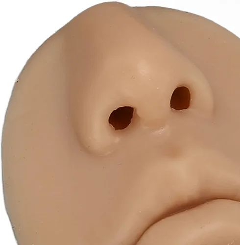 Miniatura 8 de Modelo de silicona para nariz, modelo de entrenamiento de piercing, modelo de oreja de silicona para principiantes, modelo de nariz y boca 3D