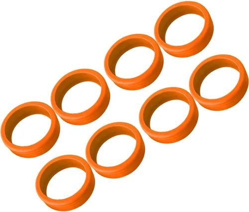 Miniatura 8 de JTLB Paquete de 8 fundas protectoras de silicona para maletas de equipaje, con cancelación de ruido y absorción de golpes, para maleta de carrito