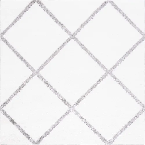 Miniatura 10 de SAFAVIEH Tahoe Shag Collection - Alfombra para pasillo, 2 x 9 pies, diseño de enrejado, no desprende pelusa y de fácil cuidado, 1.2 pulgadas