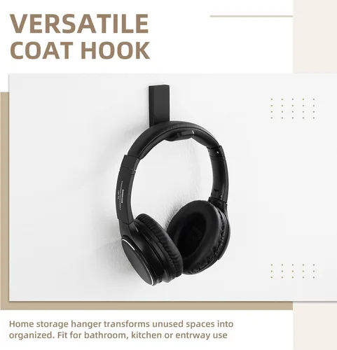Miniatura 5 de Aomasi Gancho para toalla, color negro mate, soporte para toalla de mano de baño de acero inoxidable 304, soporte de pared para colgar ropa Mate