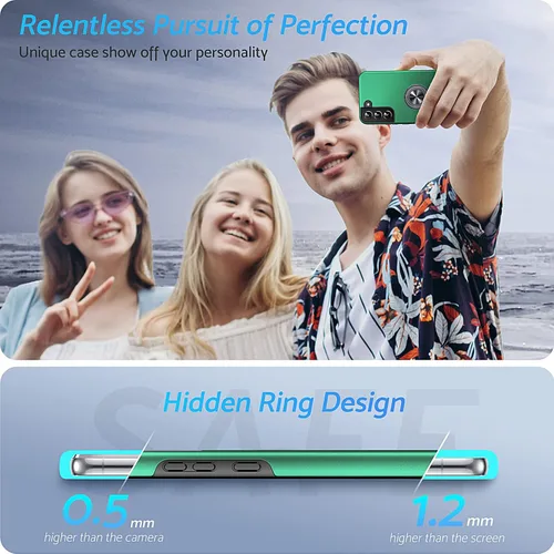Miniatura 8 de Anqrp Funda Diseñada para Samsung Galaxy S22 Plus, Incorporada [Protección contra Caídas de 15 Pies][Disipación de Calor] Protección de Grado Verde