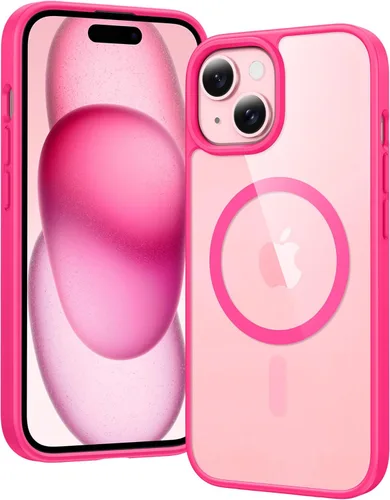 Miniatura 280 de FNTCASE Funda para iPhone 13 Pro-Max: Fundas magnéticas transparentes compatibles con Magsafe Slim anti amarillamiento protección contra caídas