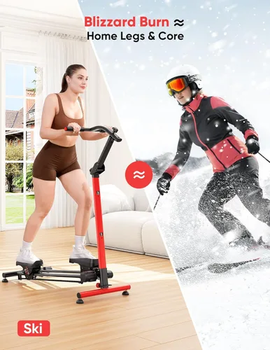 Miniatura 4 de YOLEO Adjustable Resistance Stair Steppers for Exercise at Home, Folding Cardio Stairmaster with 3 Workout Modes & Oversized Pedal,90% Pre-Assembled