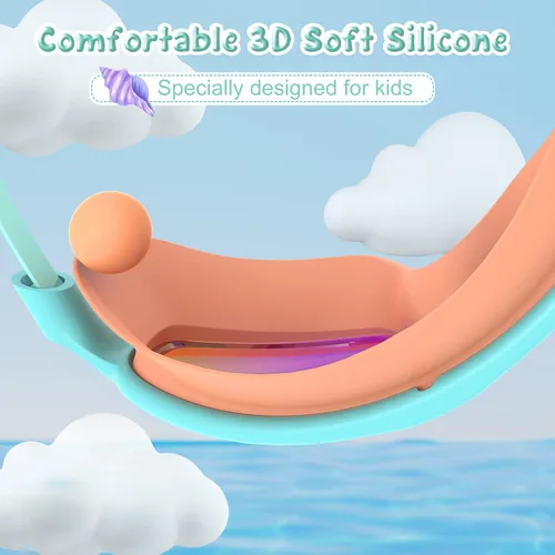 Miniatura 4 de VegoVia - Paquete de 2 gafas de natación para niños, gafas de natación antivaho con protección UV, de visión amplia, para niños de 3 a 15 años
