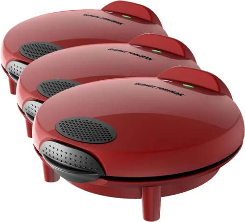 Miniatura 9 de Fabricante eléctrico de Quesadilla George Foreman, Rojo, GFQ001