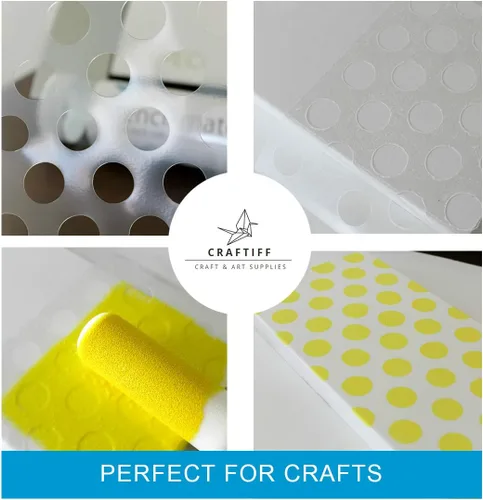 Miniatura 7 de 30 hojas de plantilla de Mylar extra gruesas de 6 mil en blanco de acetato transparente, 12 x 12 pulgadas por Craftiff