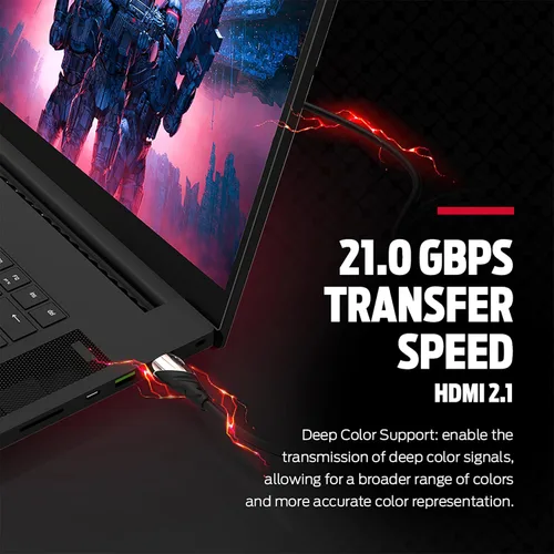 Miniatura 5 de Monster - Cable HDMI de oro rosa 4K UHD de 8 pies, ultra alta velocidad de 21 Gbps, 60/120 Hz, HDR, conectores chapados en oro de 24 quilates