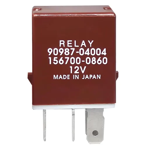 Miniatura 4 de Relé 90987-04004 (Juego de 2), 90987-04004 156700-0860 40A 12VDC Relé automotriz multiusos de 5 pines con enchufe, compatible con Toyota 90084-98032