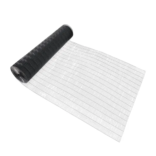 Miniatura 5 de Fencer Wire Malla de alambre soldada con revestimiento de vinilo negro calibre 16, tamaño 0.5 pulgadas por 3 pulgadas (4 pies x 50 pies)